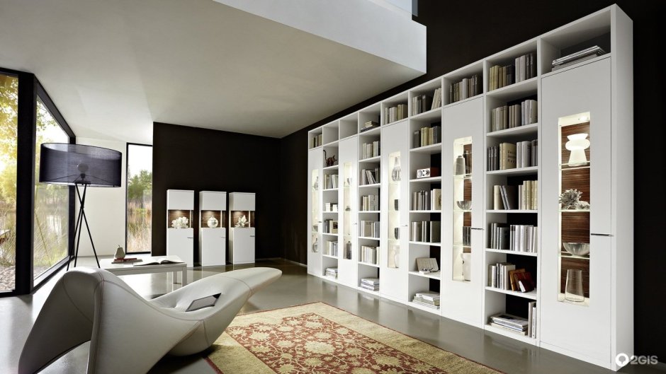 Библиотека мебель для гостиной