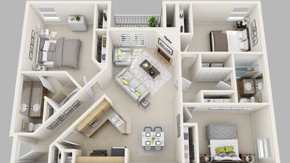 Квартира иллюстрация