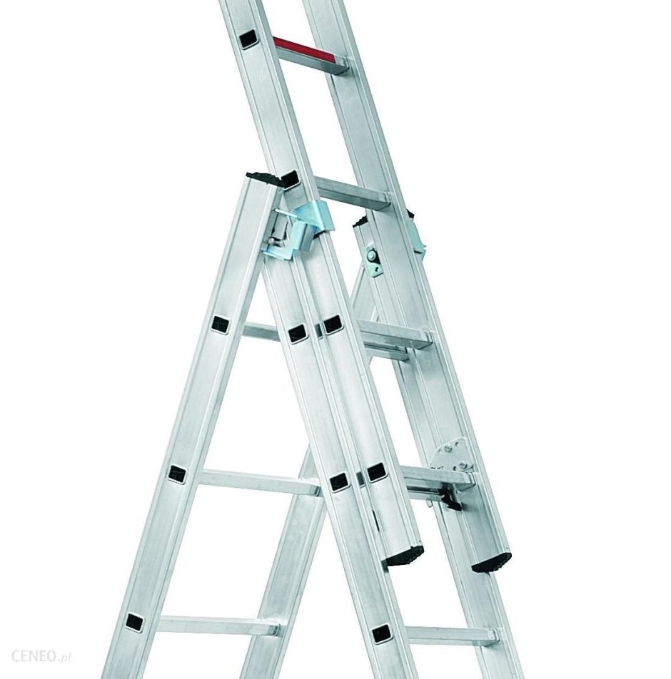 Лестница Standers алюминиевая односекционная 12 ступеней высота