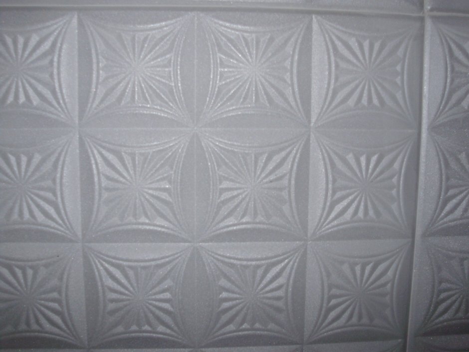 Плитка потолочная бесшовная полистирол белая Формат Сириус