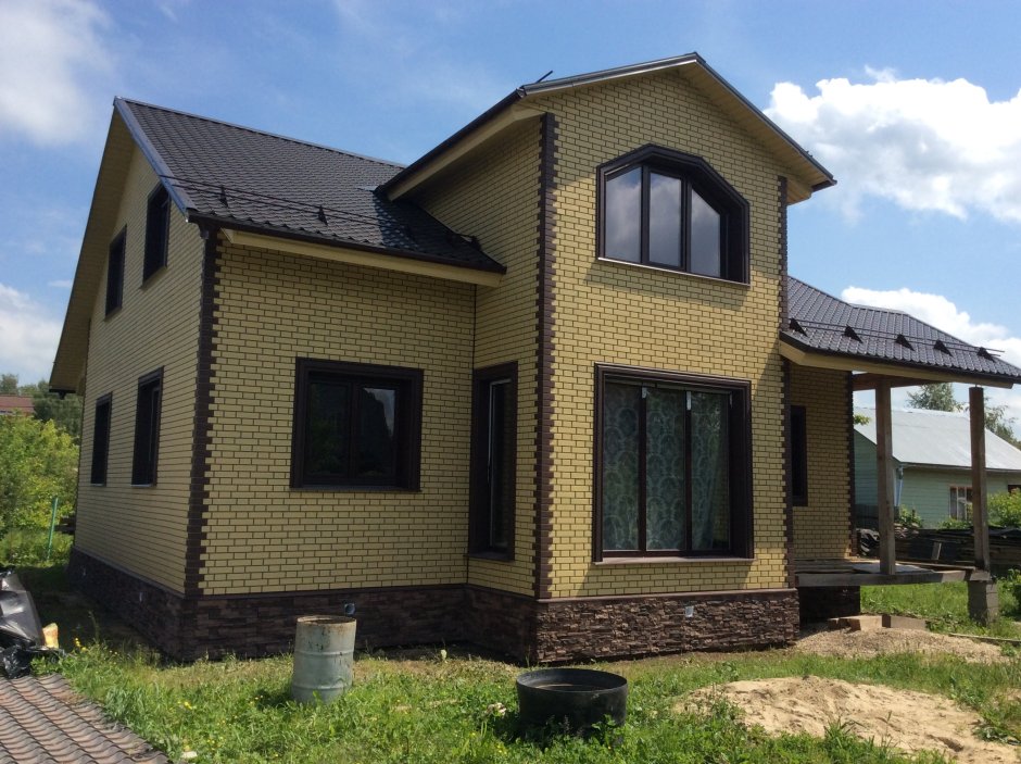 Альта профиль кирпич клинкерный желтый