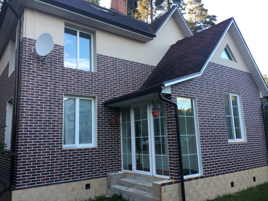 Отделка фасада термопанелями