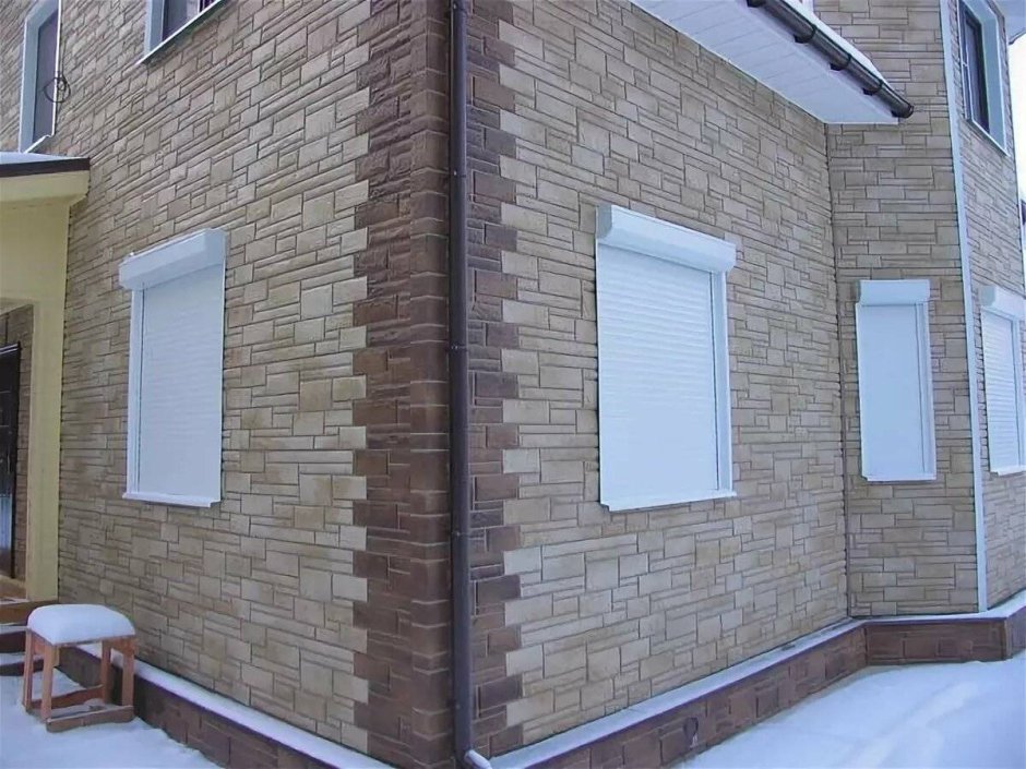 Фасадные панели Альта профиль камень серый