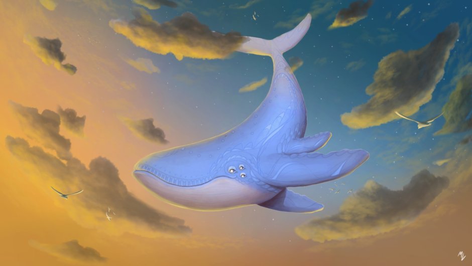 Синий кит в космосе