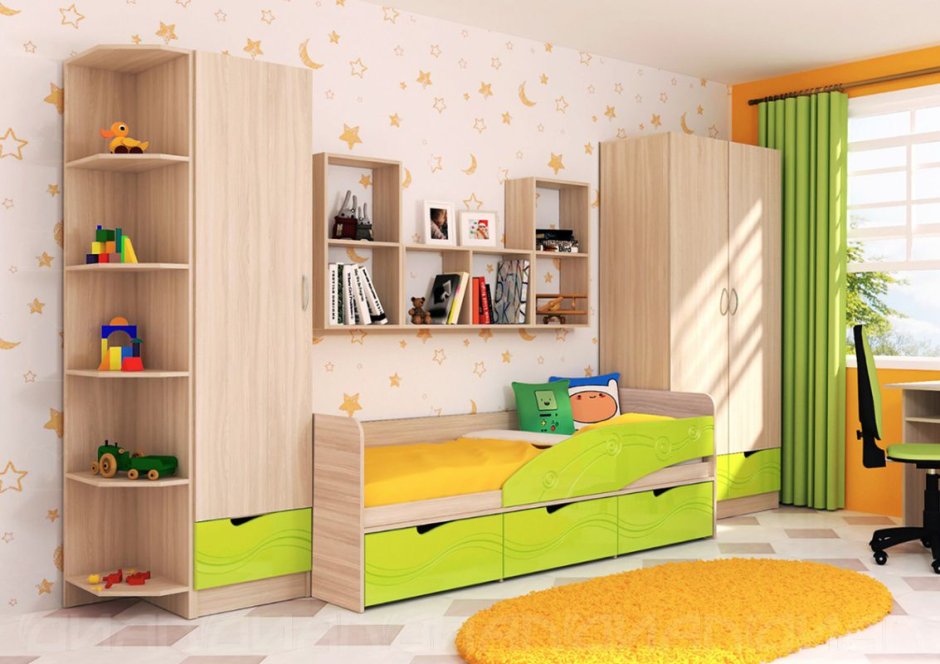 Детские комнаты мебель