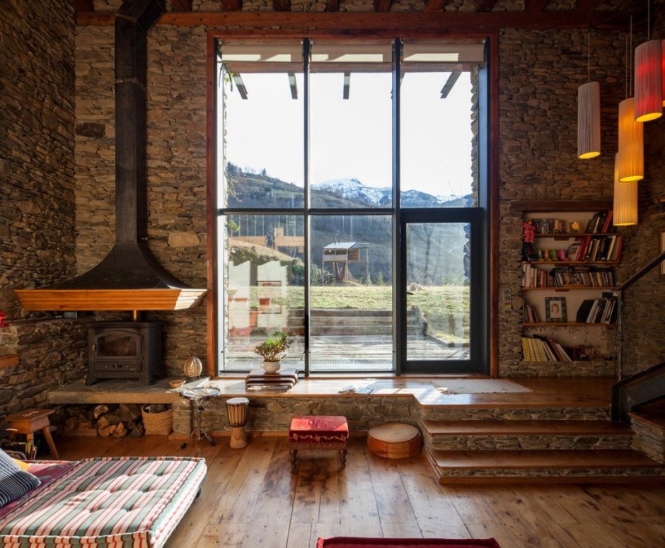 Домик в стиле лофт