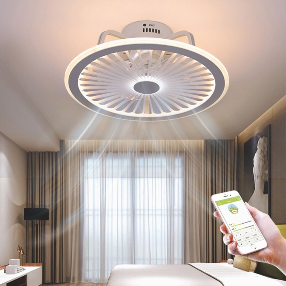 Светильник Loft вентилятор
