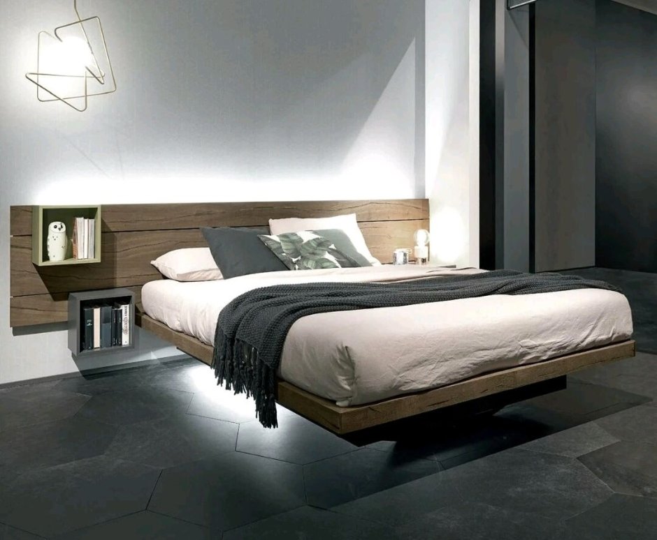 Кровать в стиле лофт из металла