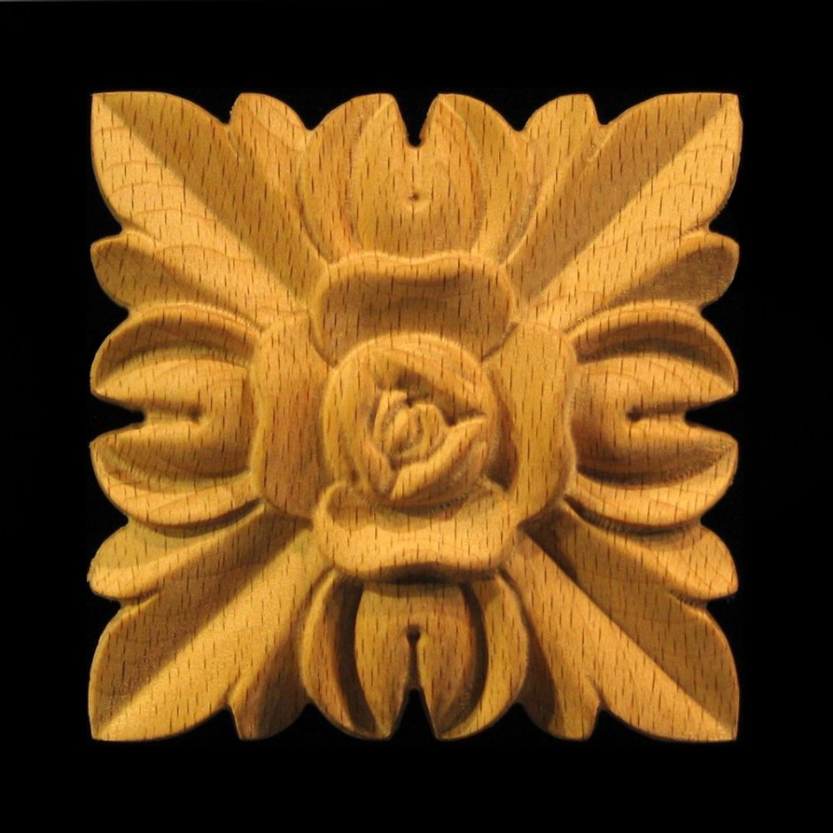 Роза Woodcarving