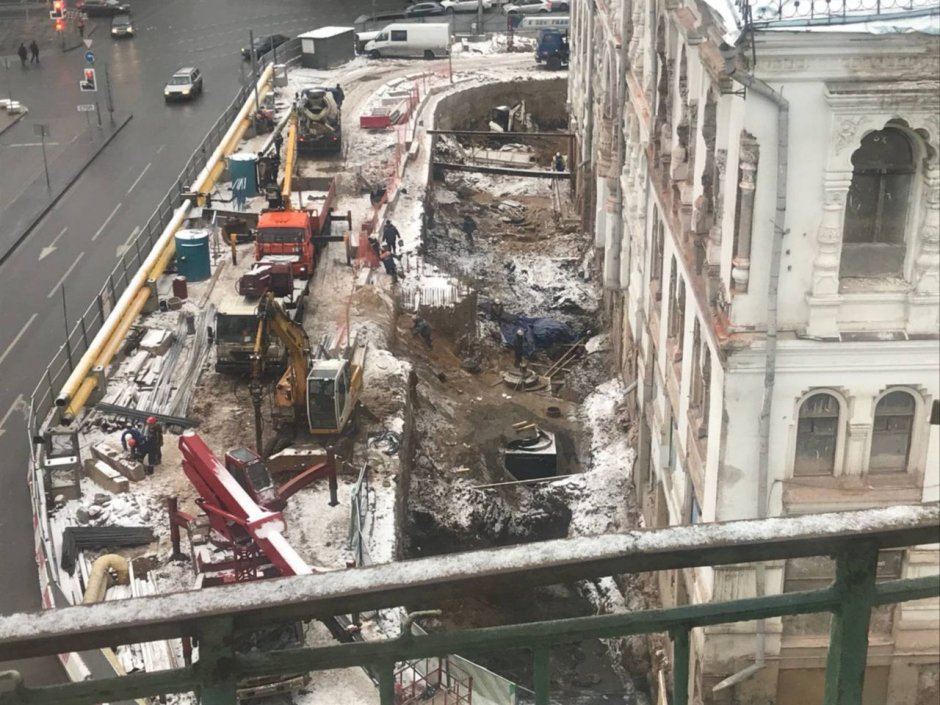 Потоп 19 века закопанные этажи