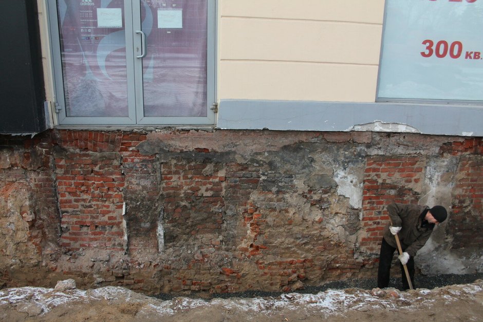 Раскопки полуподвальные этажи в Санкт Петербурге