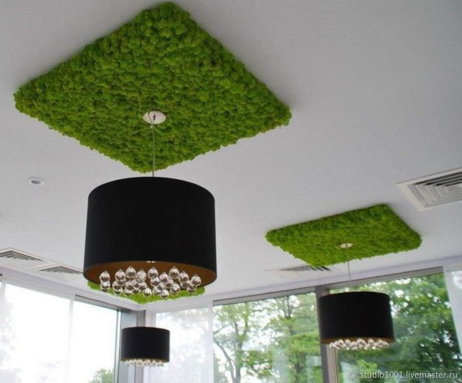 Потолок из зелени