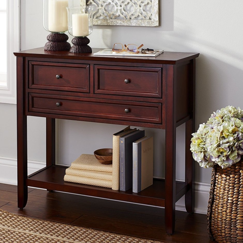 Деревянная консоль Morris small Console Table kl2724