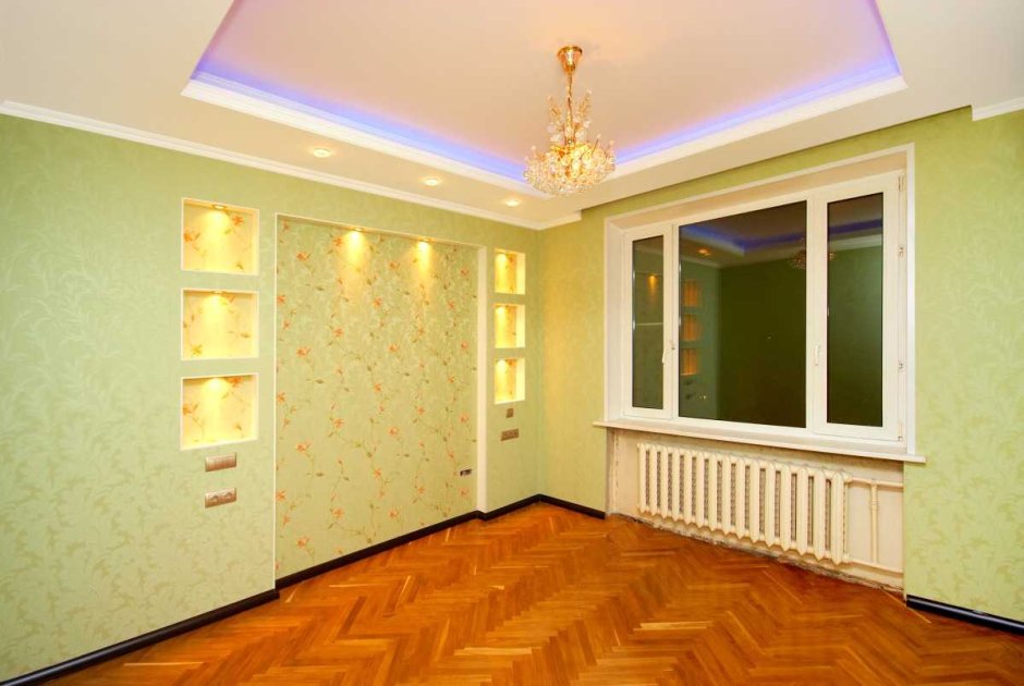 Комната без мебели евроремонт