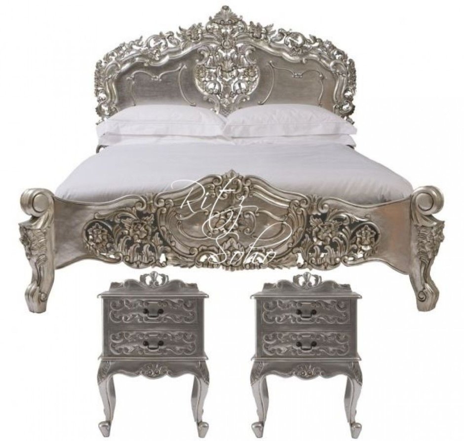 French Rococo Style Furniture Bedroom