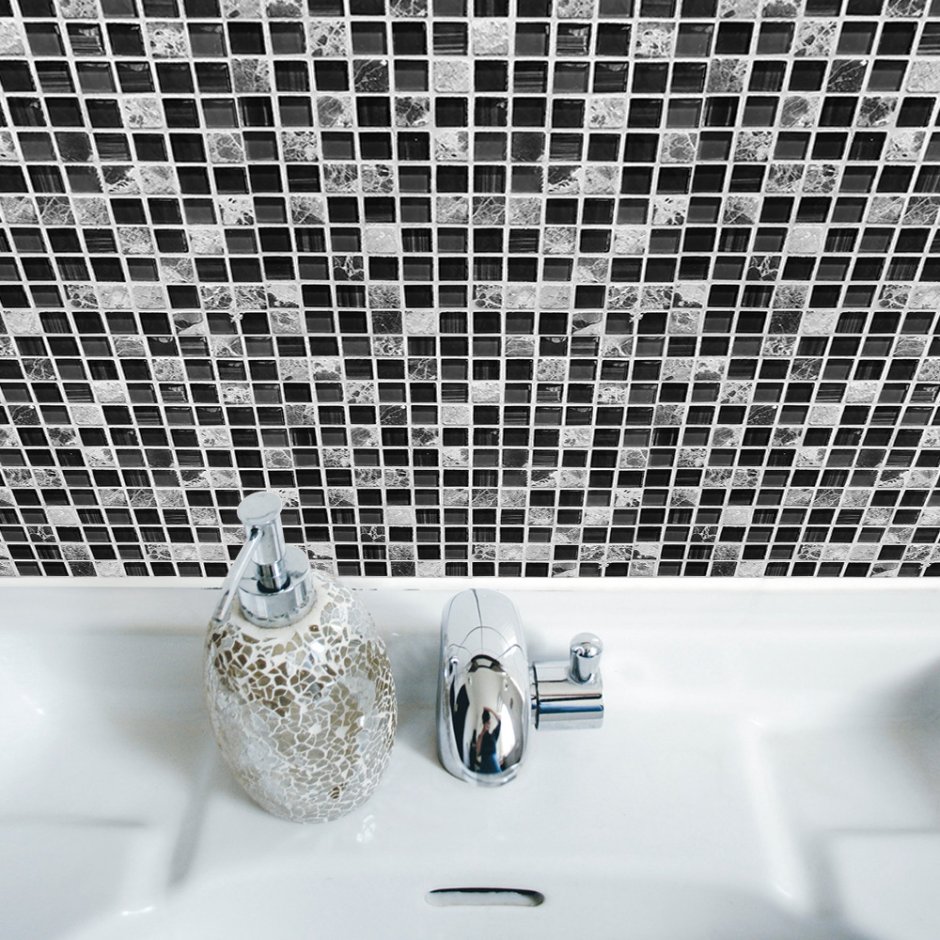 Самоклеющаяся плитка мозаика для ванной
