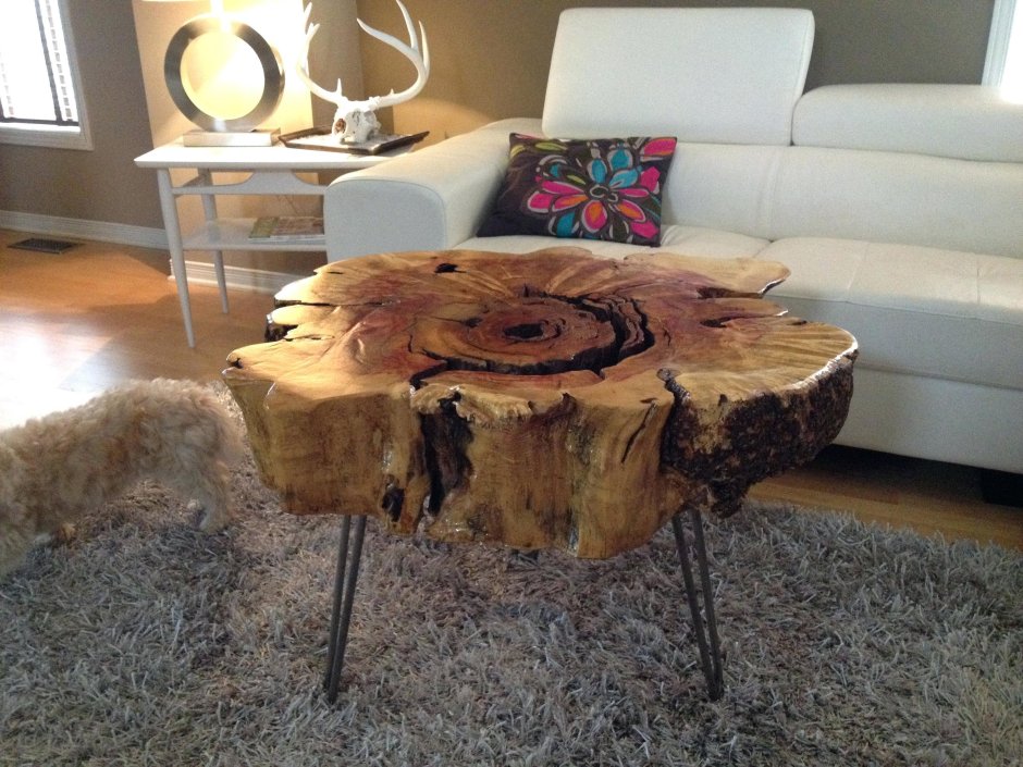 Дизайнерские столы в виде дерева