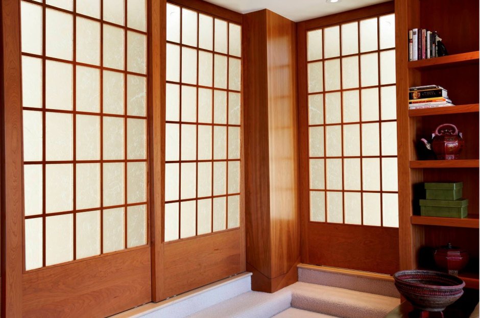 Стены в японских домах