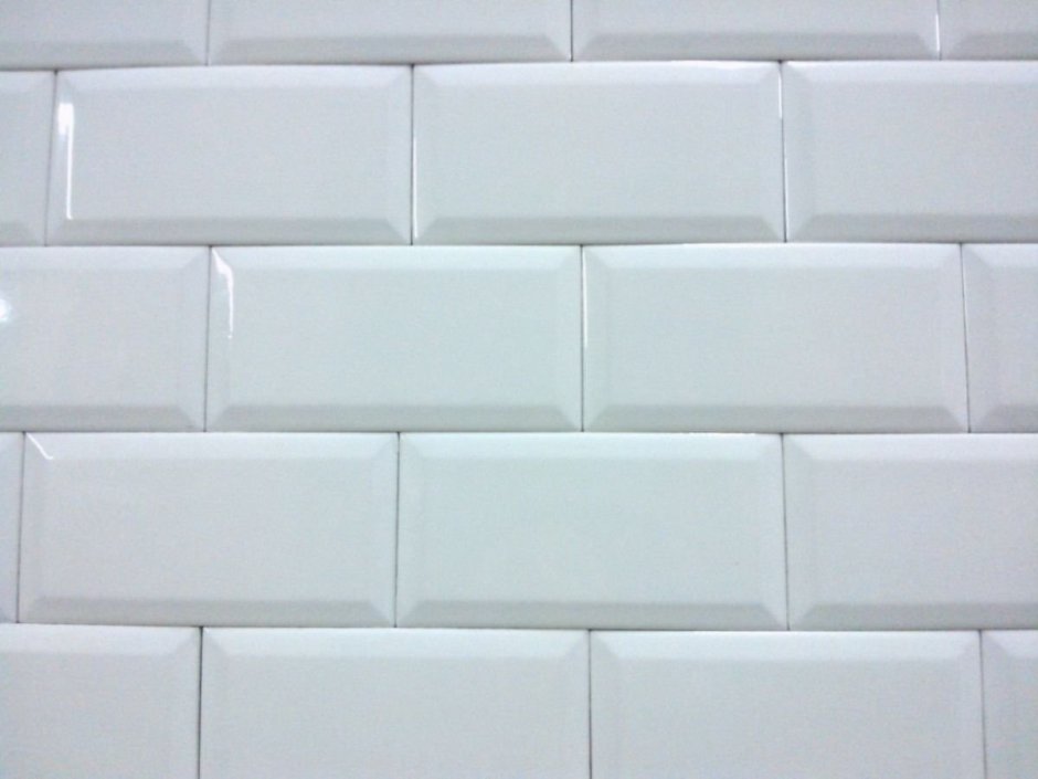 Плитка кабанчик 10х20 белая глянцевая Керама Марацци