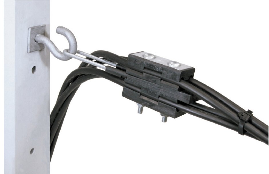 Кронштейн для прокладки кабеля СИП 4х120