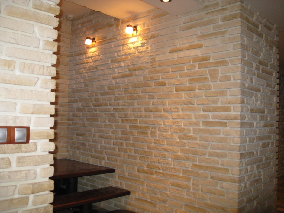 Декоративная плитка для внутренней отделки стен под кирпич
