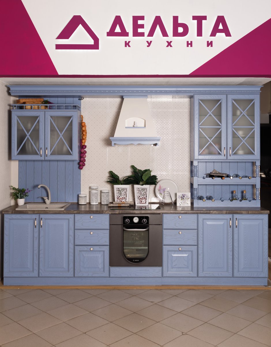 Кухня трио Флер массив