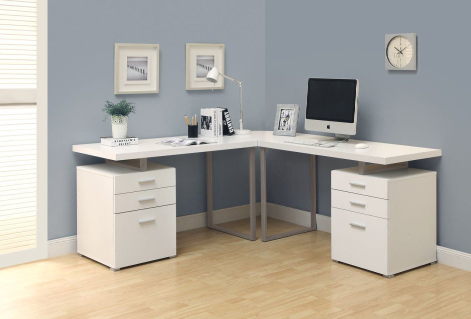 Стол компьютерный Homeoffice (белый, 1200х550х964 мм)