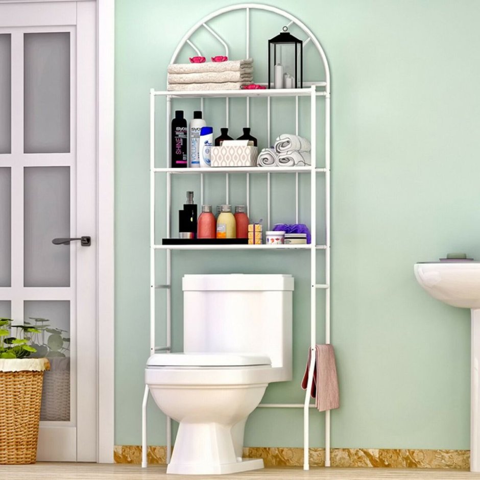 Полка стеллаж для унитаза Toilet Rack