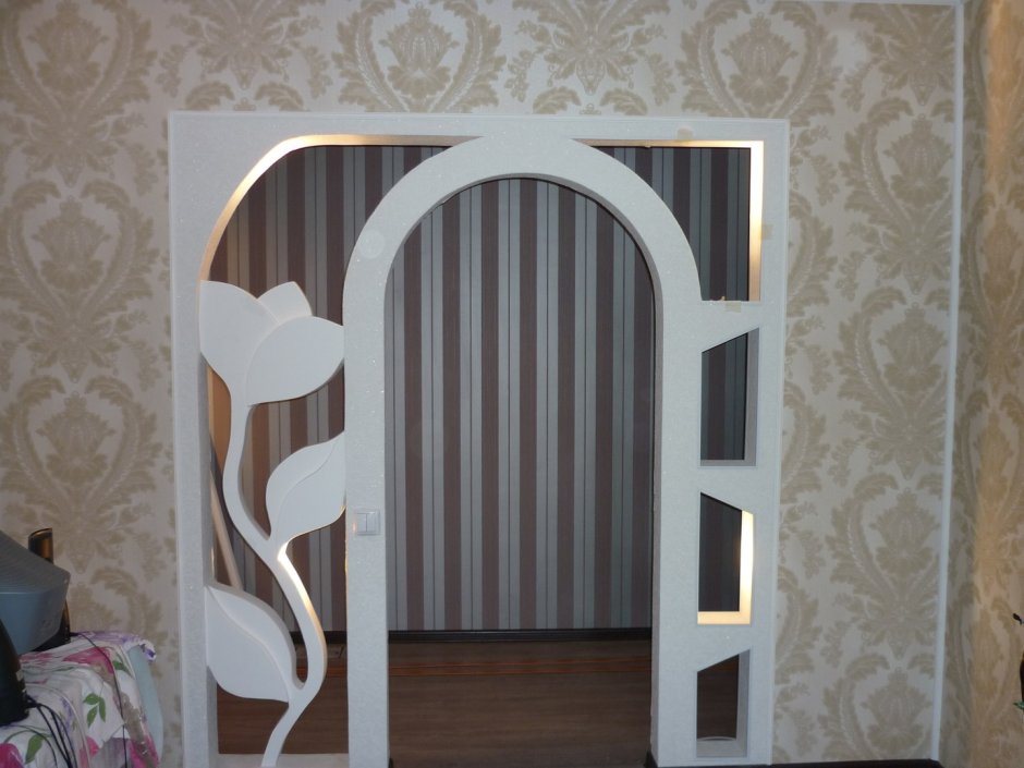 Ажурные арки из гипсокартона