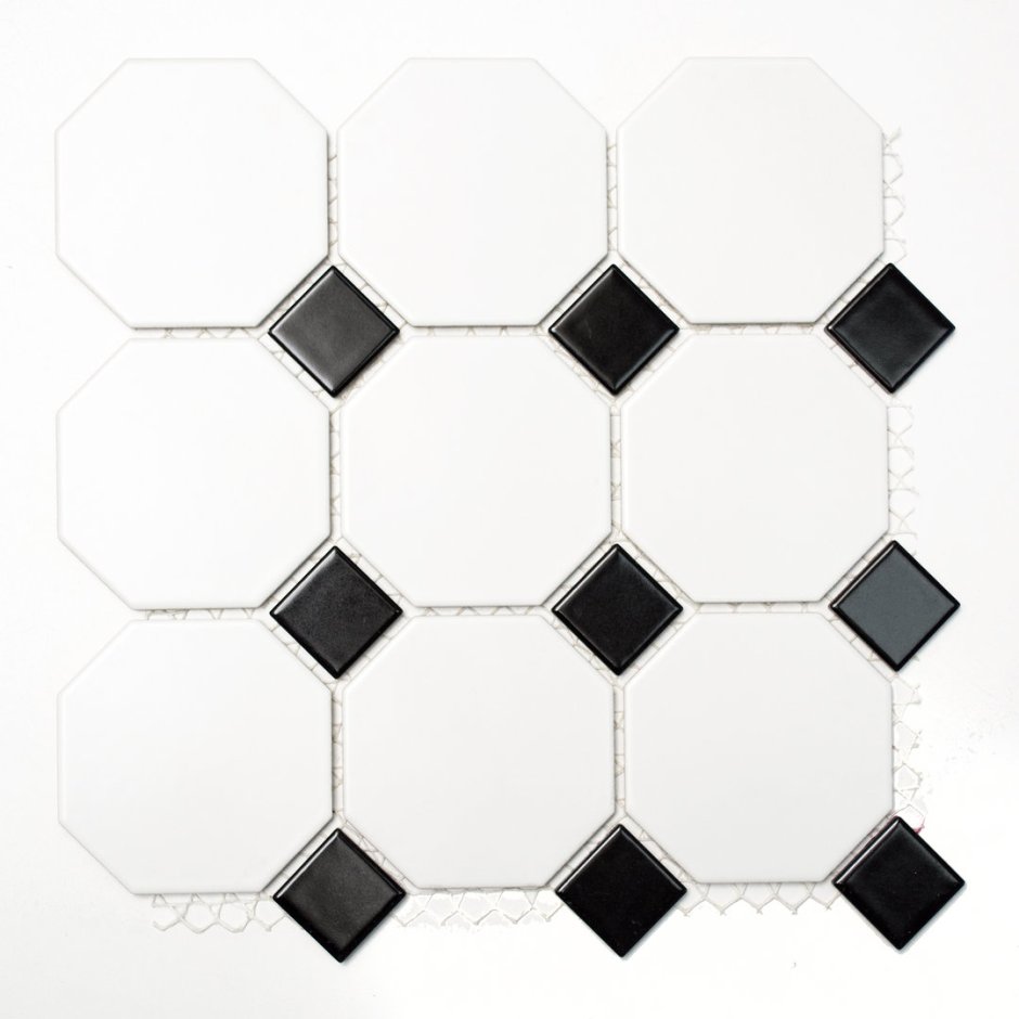 Top CER 4416 White Octagon 16/Black Dots 14 30x30