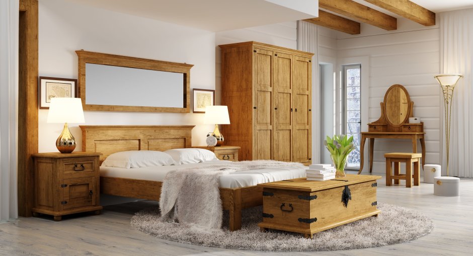 Мебель для спальни из дерева
