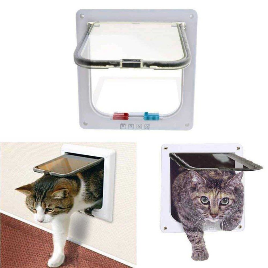 Дверца в дверь для животных Trixie 4-way Cat Flap 21х21 см