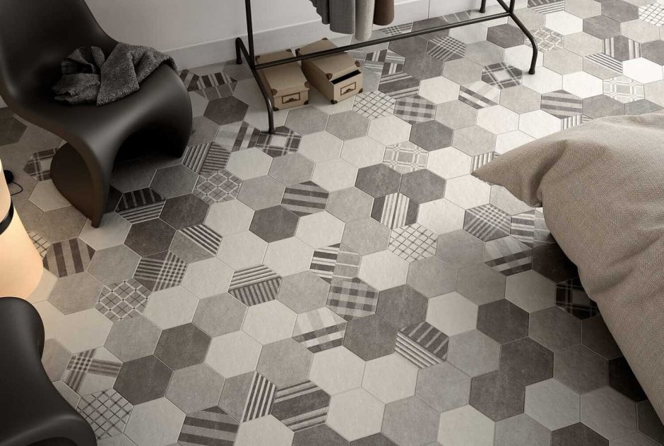 Плитка equipe Hexagon Hexatile Cement