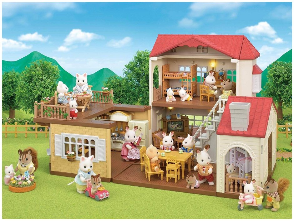 Sylvanian Families Red Roof Country Home