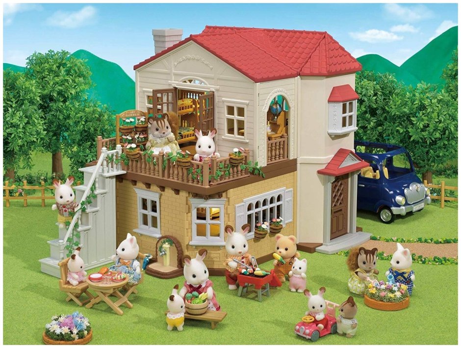 Набор Sylvanian Families "большой дом со светом" (2752)