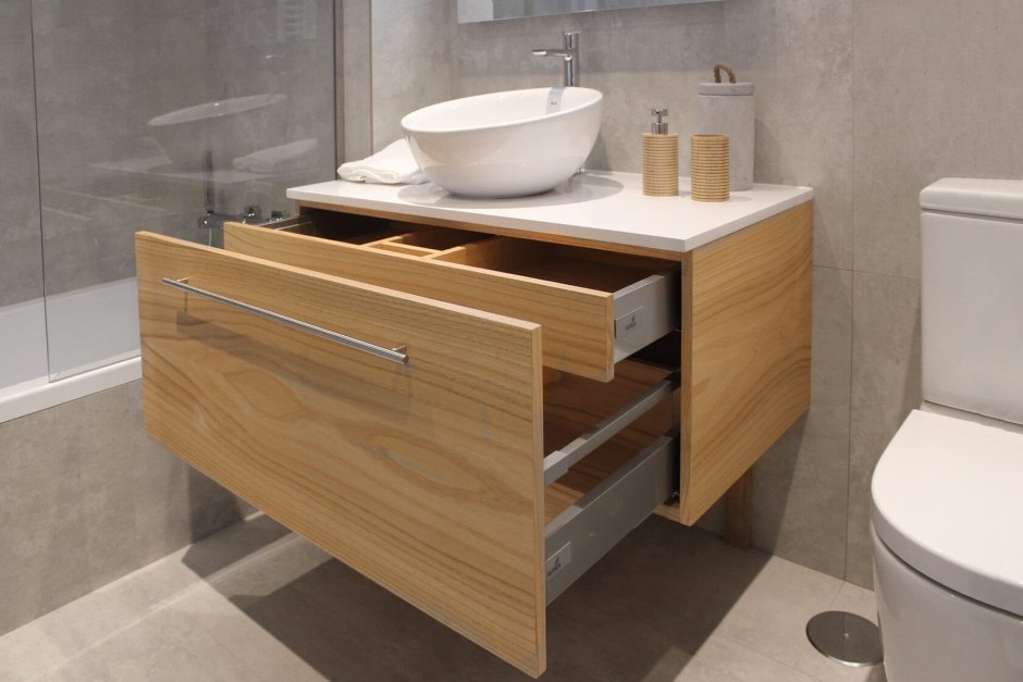 Тумба с раковиной Cezares Angie 81 подвесная Rovere scuro Soft