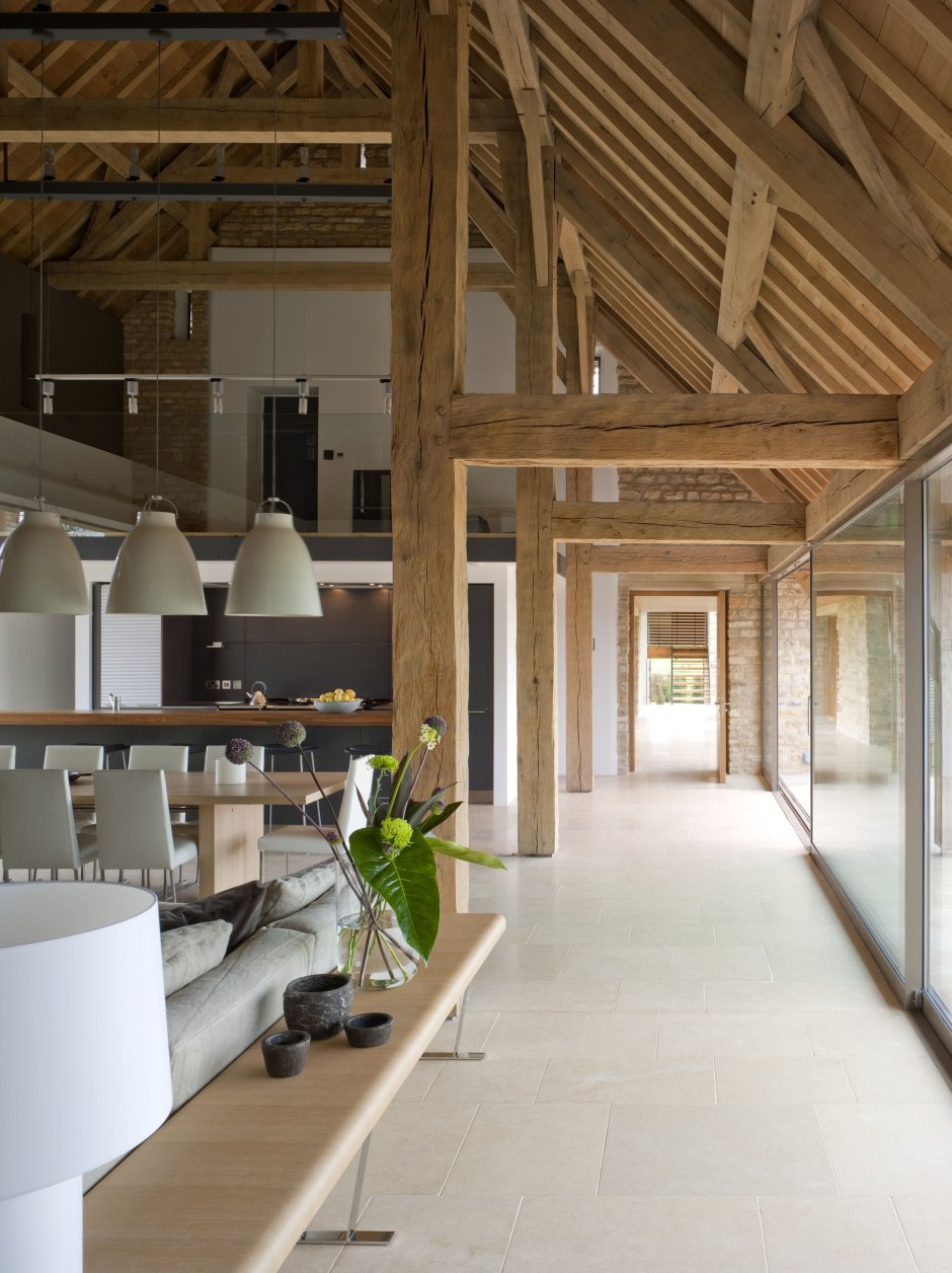 Дом-сарай Barn House фахверк