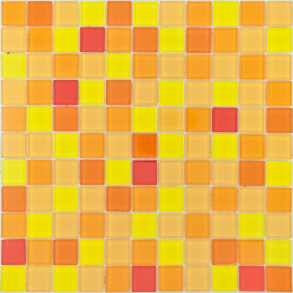 Плитка мозаика оранжевая