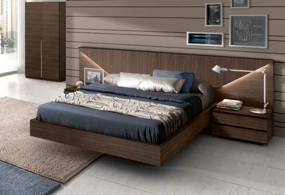 Кровать подростковая «Wooden Bed-2»