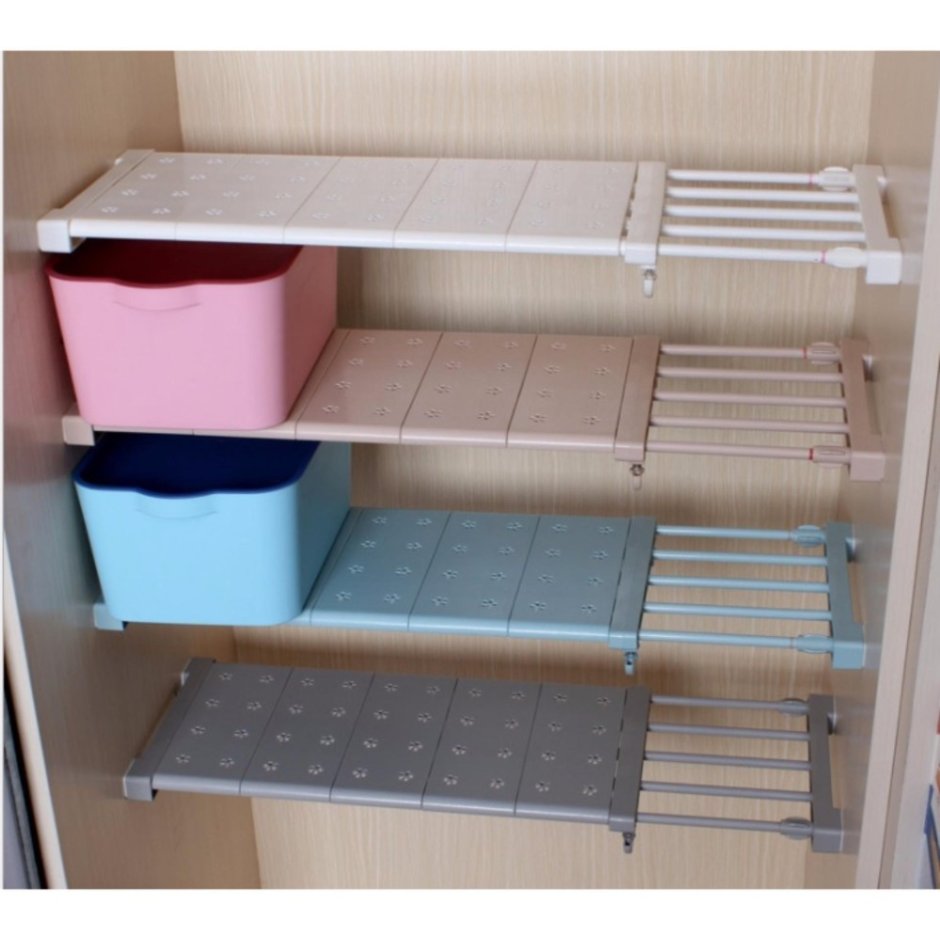 Раздвижная полка Closet Storage Rack