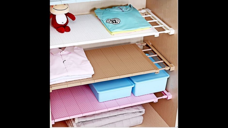 Раздвижная полка Closet Storage Rack (30-40 см.)