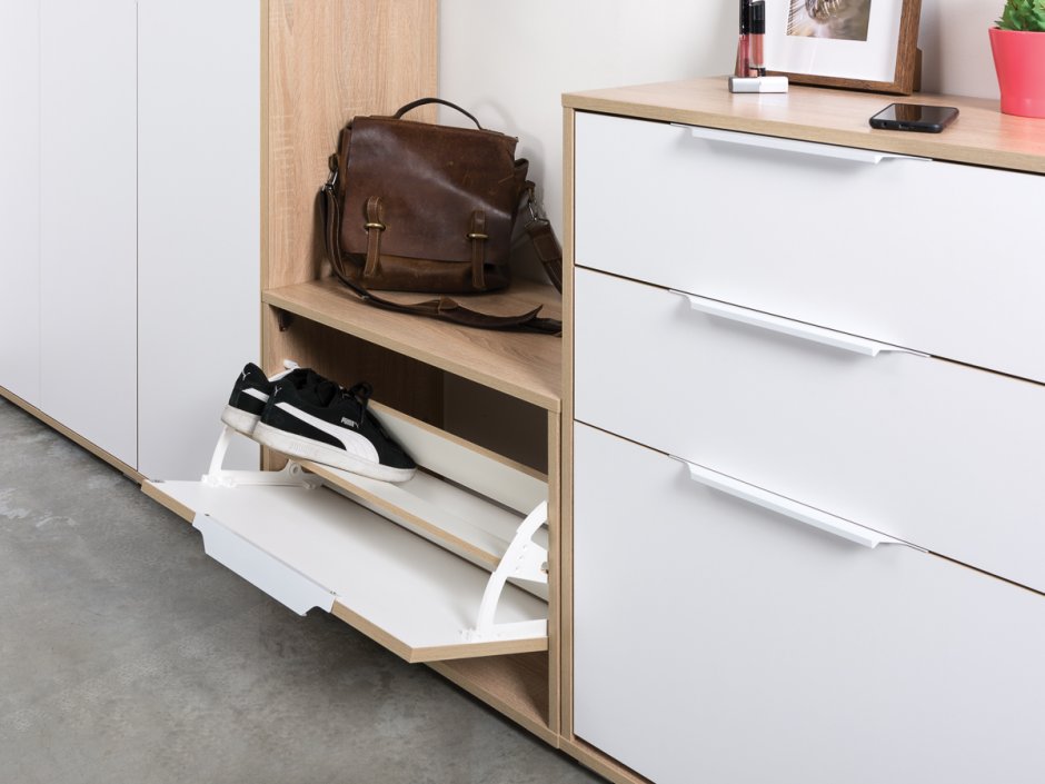 Still СТЭЛЛ галошница 4 отделения белый96x90 см