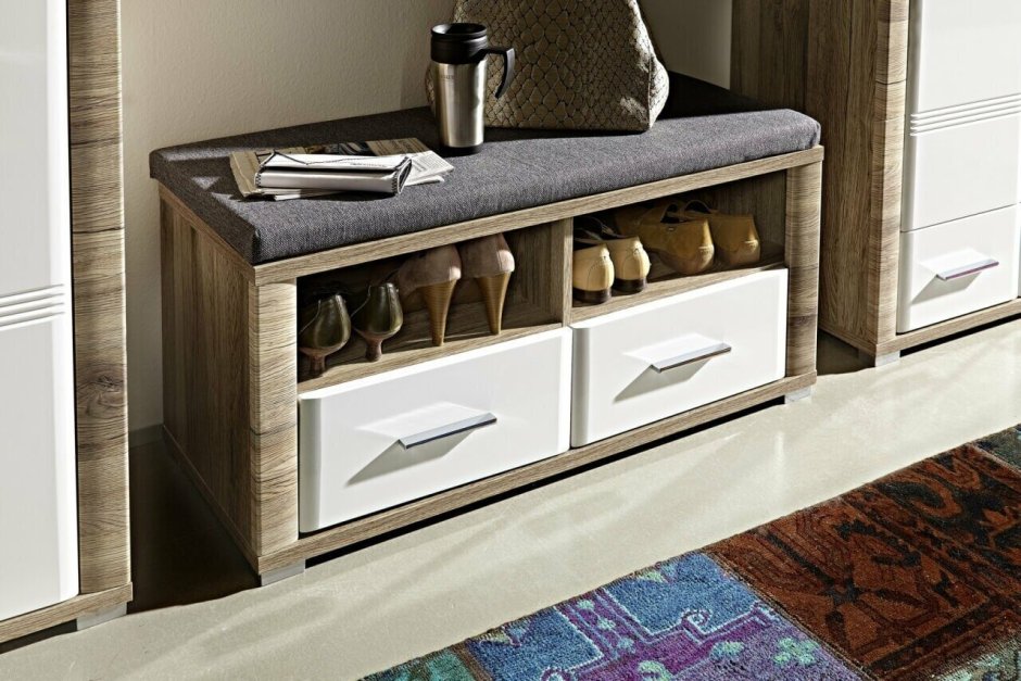 Каркас закрытой обувницы 95х103х30 cм цвет венге