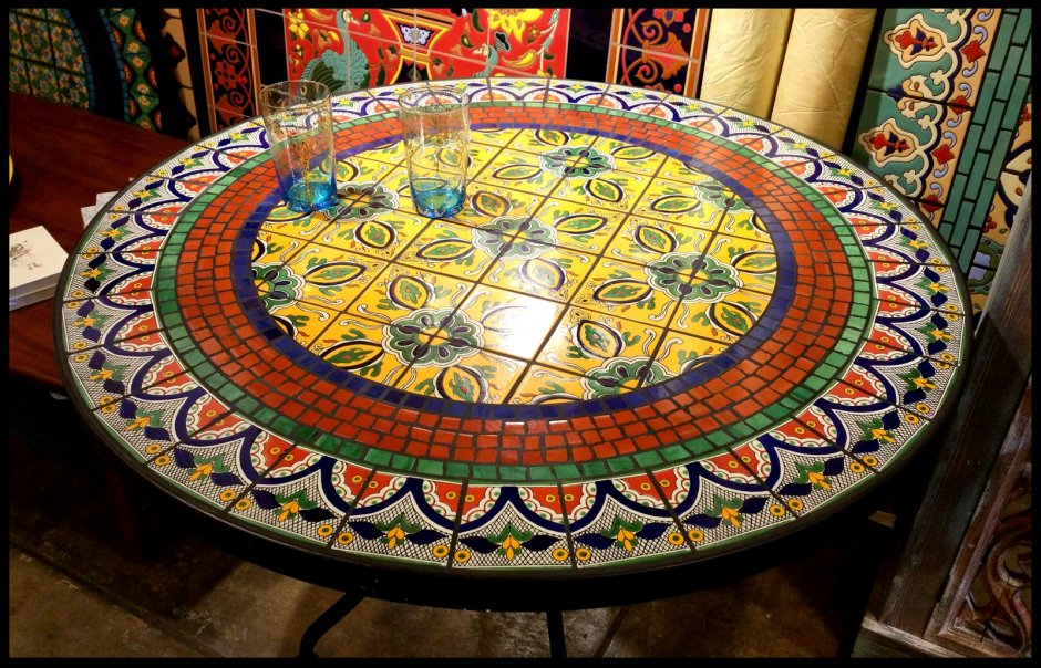 Мозаика для стола в Восточном стиле