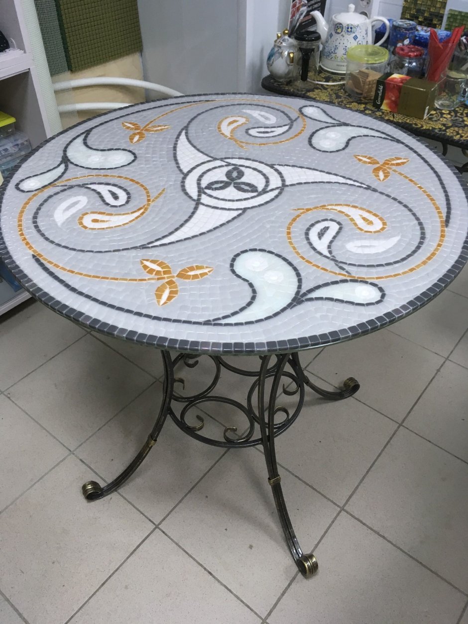 Рисунок для стола из мозаики