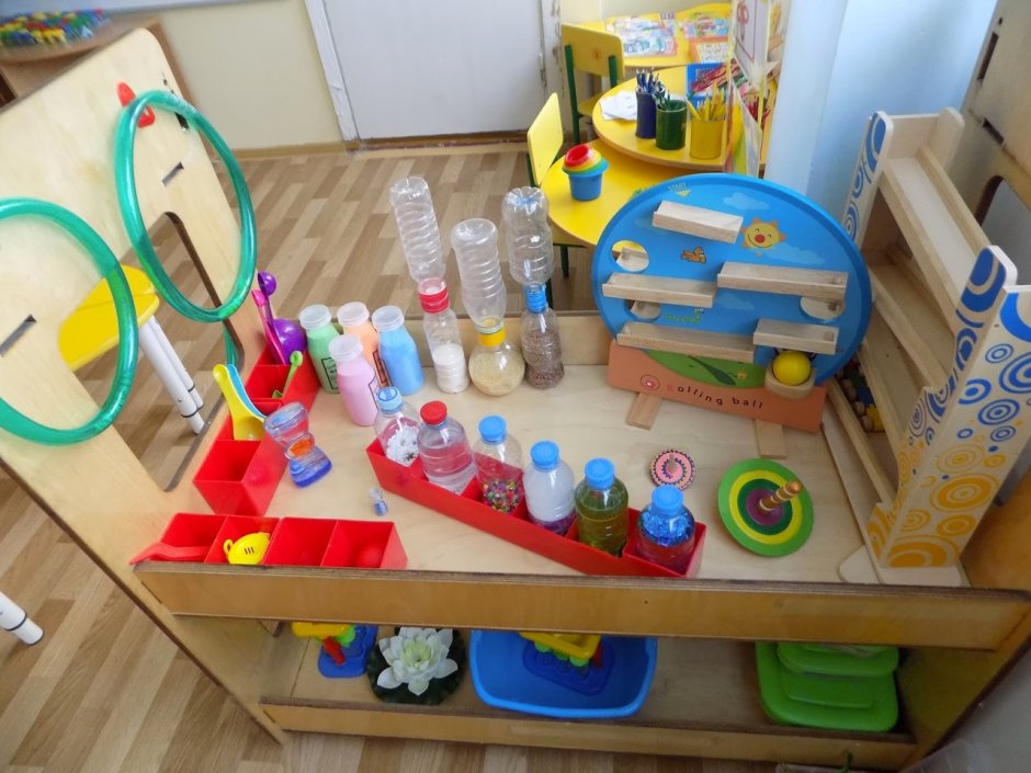 Стол для экспериментирования в детском саду