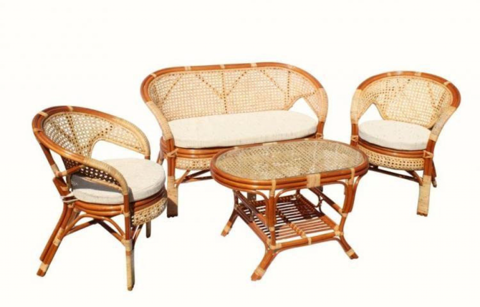 Комплект мебели из ротанга Ява