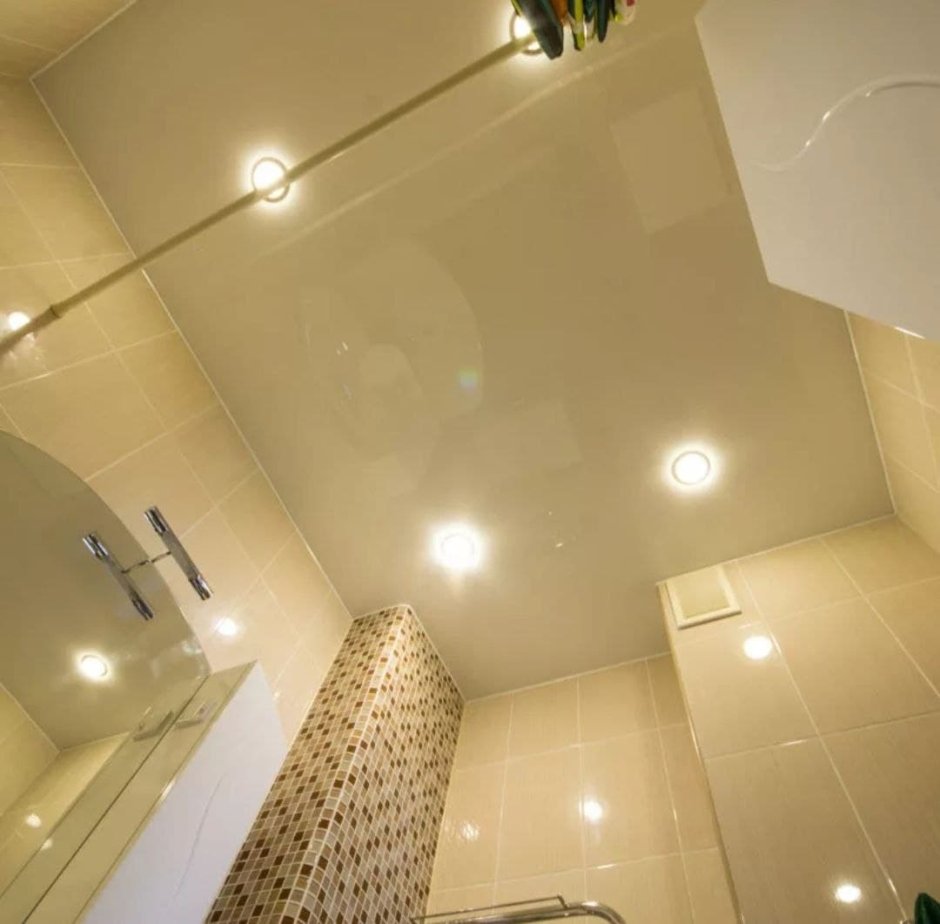 Светильники потолочные для натяжных потолков в ванной
