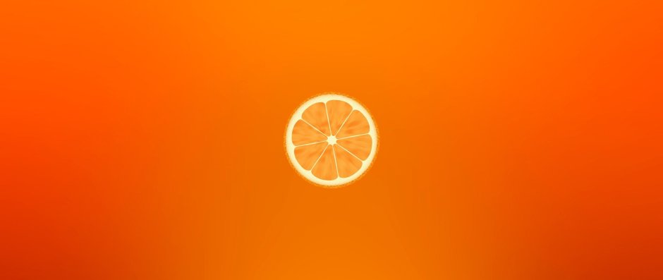 Обои в оранжевых тонах