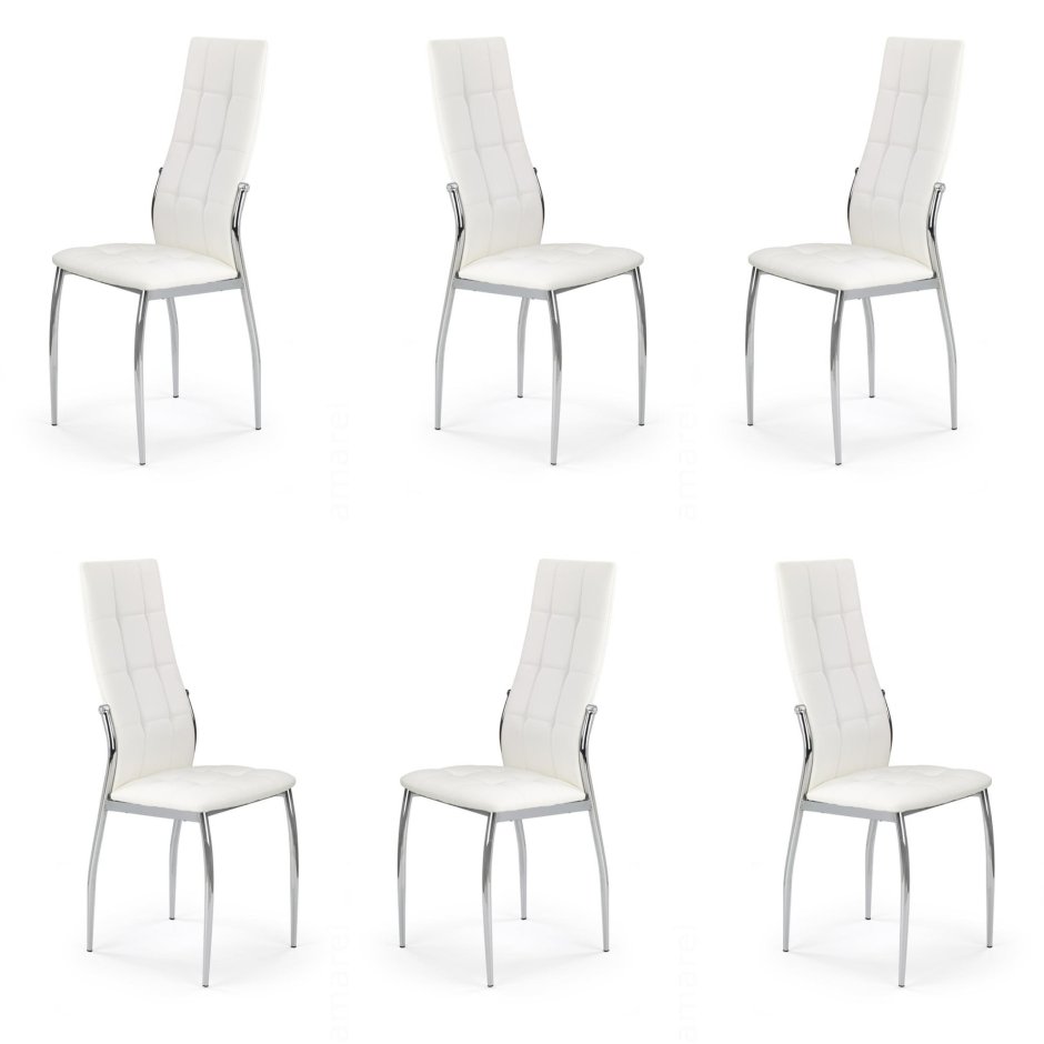 Кеттиль стул, белый/Knisa светло-серый 605.003.25